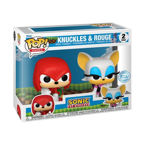 Sonic the Hedgehog - Knuckles & Rouge - 2 Pack Special Edition - Games - Funko P