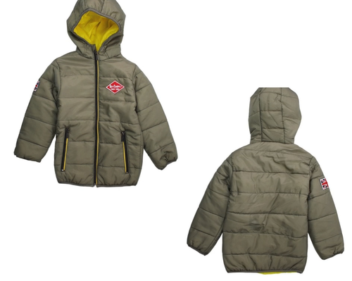 Boys Parka. Lee Cooper. Khaki Color. 4 To 6 Years - Video 1 of 1