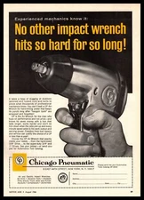 1966 Chicago Pneumatic New York CP Air Wrench Automotive Tool Catalog Print Ad