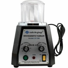 Mini Magnetic Tumbler 100mm Jewelry Polisher and Finisher Machine 110V/220V