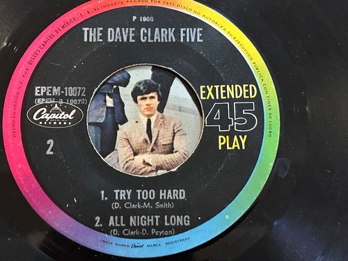 THE DAVE CLARK FIVE At The Scene +3 1966 MEXICO 7" EP Rock Beat - Picture 4 of 5
