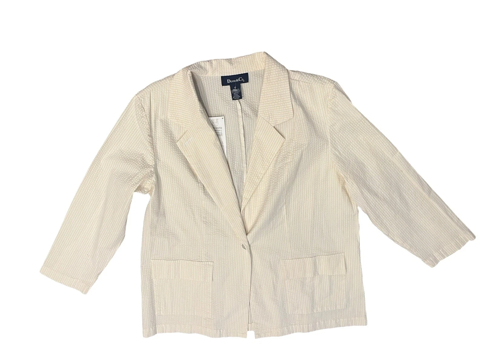 Blazers Denim & Co. negocio para Mujeres
