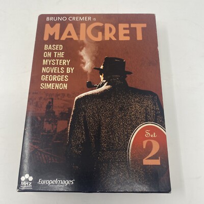 Maigret: Set 2 (DVD, 2012, 6-Disc Set) Episodes 7-12.  EUC