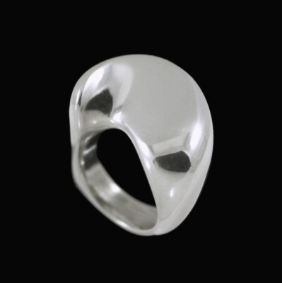 Bague Hans Hansen En Argent - Occasion - Bijou Vintage Argenté Design Danois
