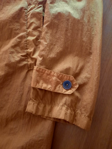 HEVO ITALIA, Spring Lightweight MACKINTOSH STYLE BROWN TRENCH COAT - 第 11/19 張圖片
