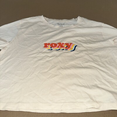 ROXY Women s  Stacked Retro Cropped T Medium Beige