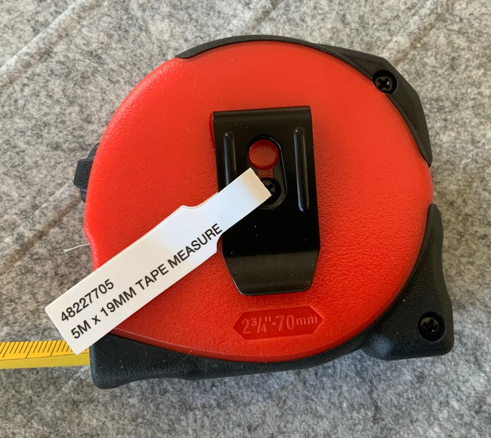 Milwaukee 5m x 19mm Retractable Compact Tape Measure Metal Blade Metric - Image 4 of 4