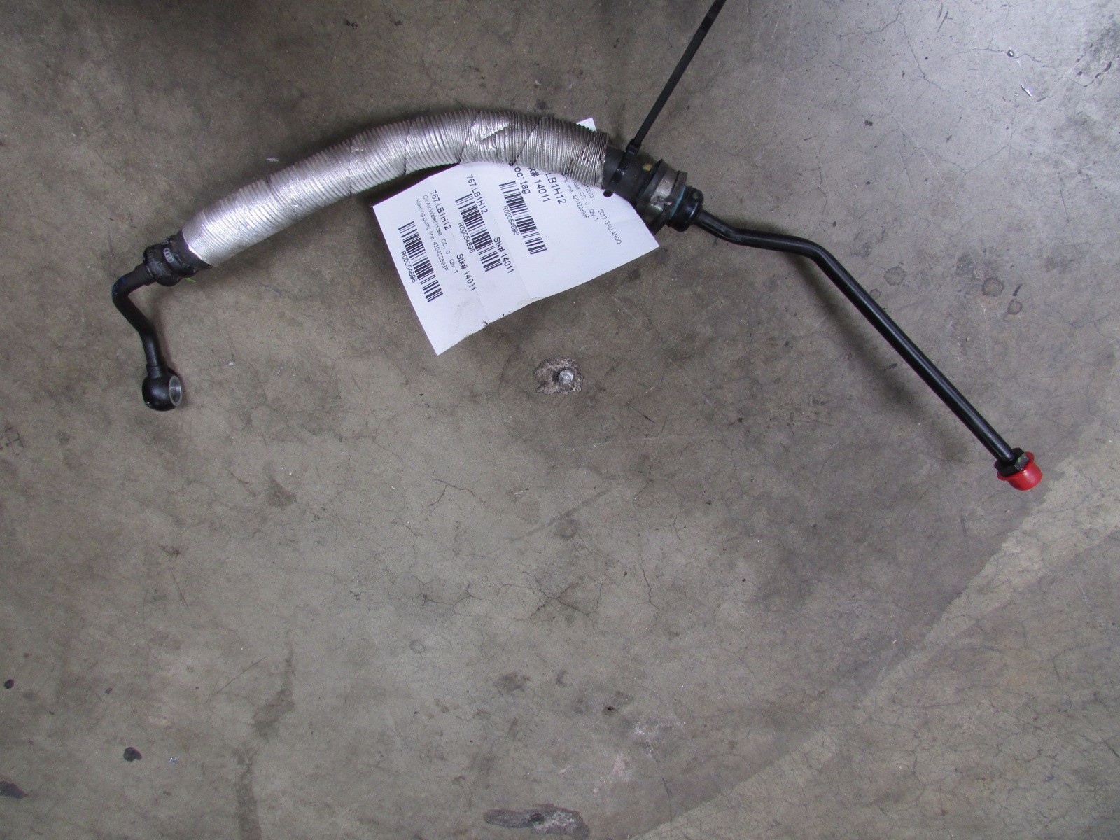 Lamborghini Gallardo LP550, 560, 570, Power Steering Pump Line, 420422893F, Used