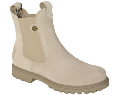Panama Jack Francesca B6 chelsea boots velour taupe