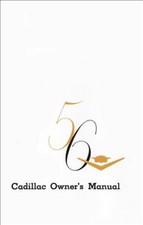 1956 Cadillac Owners Manual Deville Eldorado Series 62 60 Fleetwood Guide Book