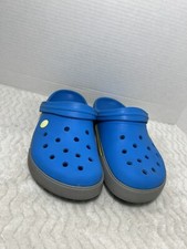 Crocs Crocband Classic Comfort Slip On Clogs Water Shoes Blue Men 7 Women 9
