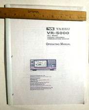 Yaesu VR-5000 All Mode Receiver Operating Manual Copy Free Shipping too