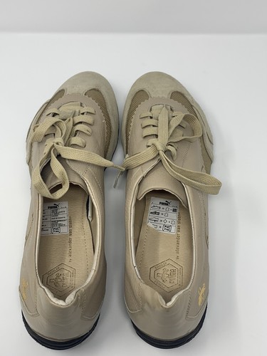 PUMA Designer Suede Leather Beige 46 EU / US 12 By Alexander Van Rudolf - Picture 4 of 14