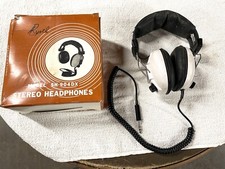 Vintage Rystl Stereo Headphones with Original Box  Model SH-904DX - FREE Ship 