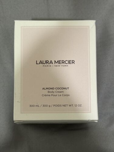 Laura Mercier Body Cream Almond Coconut Full Size 300ml / 12oz New In Worn Box - Picture 1 of 8