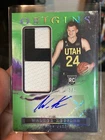 Walker Kessler 5/5 Rookie Autograph Patch Origins Green  Los Angeles Lakers