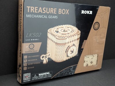 ROKR Treasure Box LK502 - Secret Box Wood Puzzle - NIB | eBay