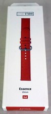 Strap Studio Leather Band for Samsung Galaxy Watch Active 2 40mm 44mm - Red