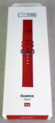 Strap Studio Leder Band für Samsung Galaxy Watch Active 2 40mm & 44mm - Rot