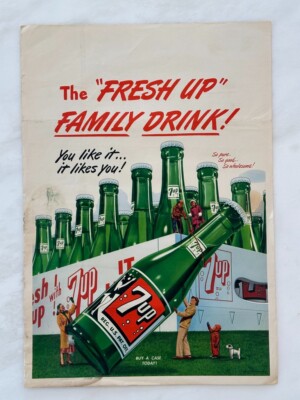 ヴィンテージ 1948年 7up 厚紙 ポスター s-l400.jpg
