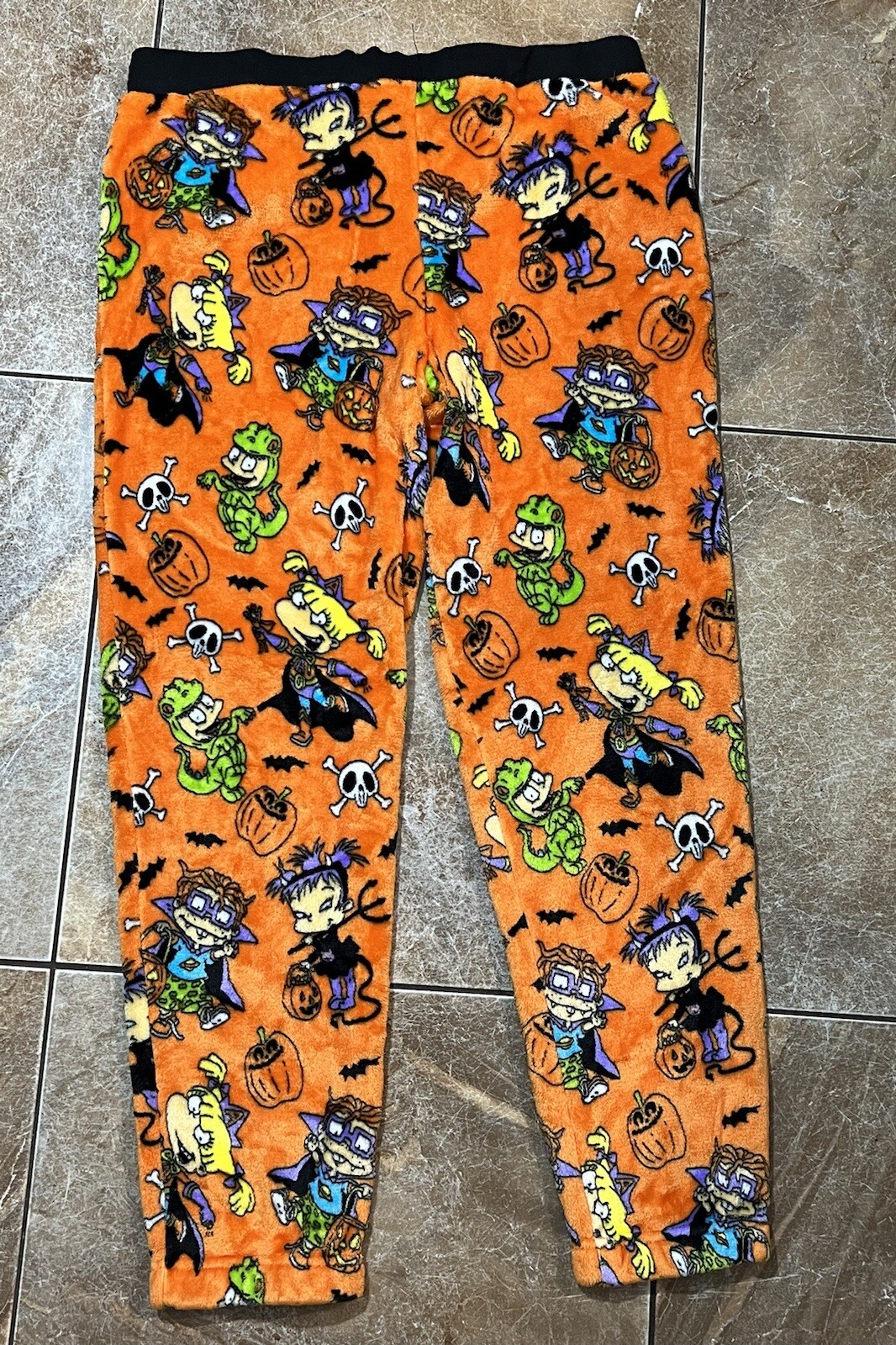 Rugrats Halloween Sleep Pant Lounge Pajamas Plush L 1… Gem