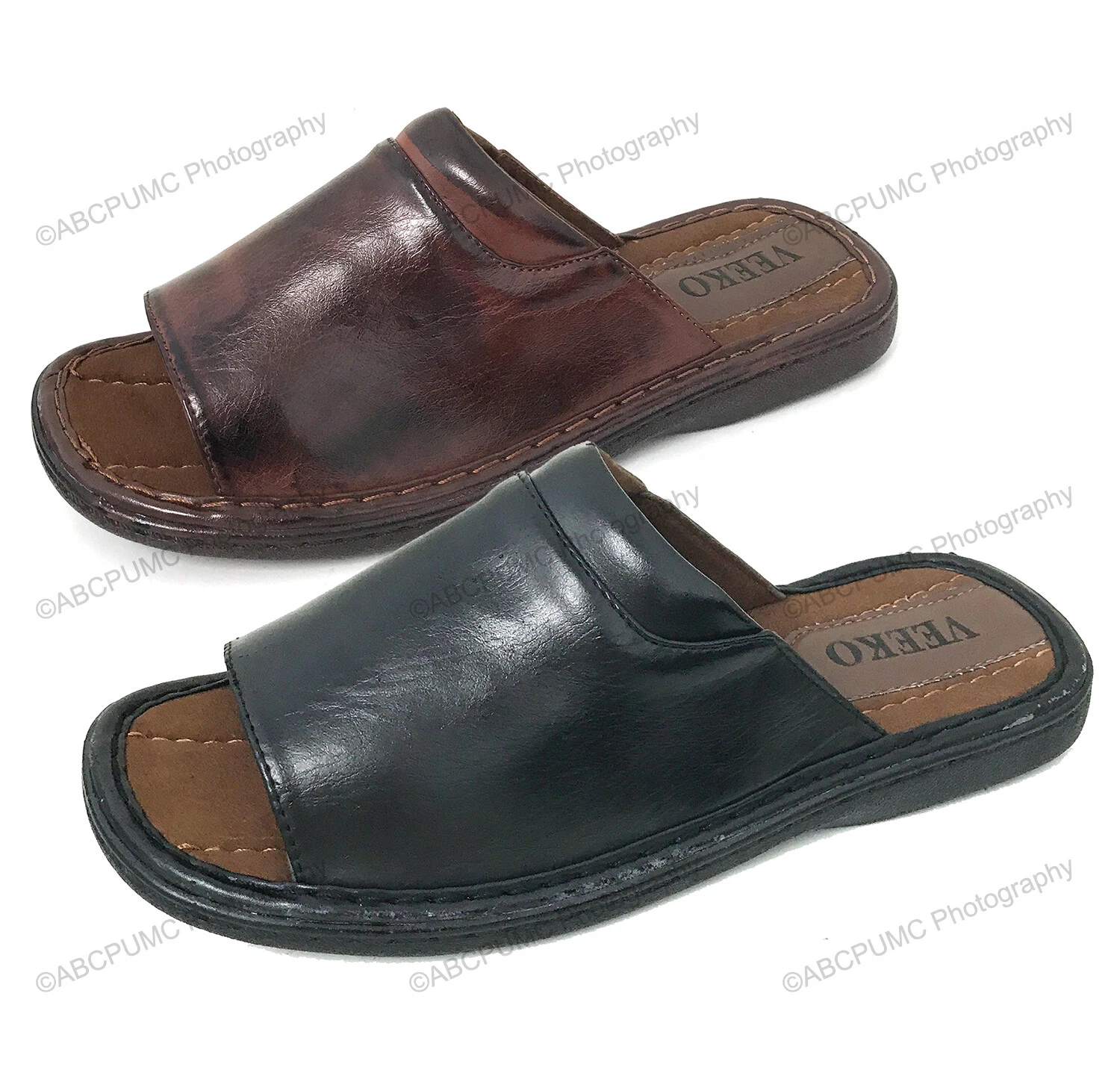 Brand New VEEKO Men's Slides Sandals Comfortable Flip Flops Slip On Slippers
Opens in a new window o