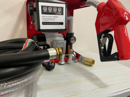 Elettropompa Diesel Gasolio Travaso Pompa 220V Pistola Automatica - Afbeelding 7 van 11