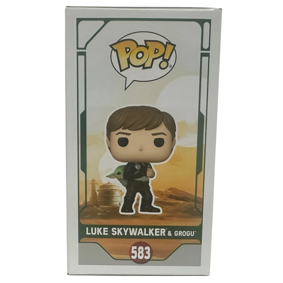 Funko POP! Figura Star Wars Luke Skywalker con Grogu El Libro de Boba Fett 583 Foto 4 de 4