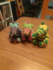 fimbles X3 Fisher Price BBC Plush Bundle Soft Toys Retro Y2k 2002 Range