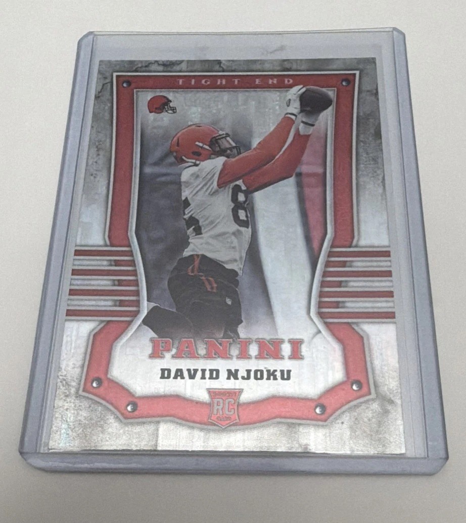David Njoku Panini #181 Chainmail Armor