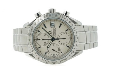 Omega Speedmaster Date 3211.30 321130 Silver Dial 40mm Chronometer 09/2016 12...