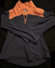 Old Navy Performance Fleece 1/4 Zip Colorblock Mock Neck Sweatshirt S/P