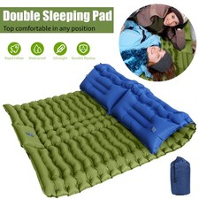 Outdoor Inflatable Camping Mat Self Inflating Sleeping Bed Air Pillow Mattress