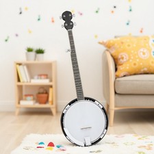 38" Full Size 5-String Right Handed Banjo - Sapele Body Mahogany Neck Tuner Bag