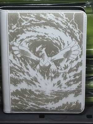 Pokmon Lugia Laser Engraved 360 SLOT Side Load Ringless Binder | eBay
