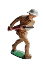 1930's Manoil M62 36 Soldier with Bayonet Charging