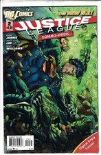 JUSTICE LEAGUE #2, COMBO PACK UNOPENED, NM, DC Comics (2011)
