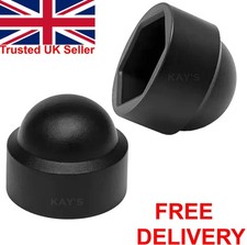 Plastic Nut & Bolt Cover Caps For Hexagon Nuts Bolts Black M5 M6 M8 M10 M12 M16