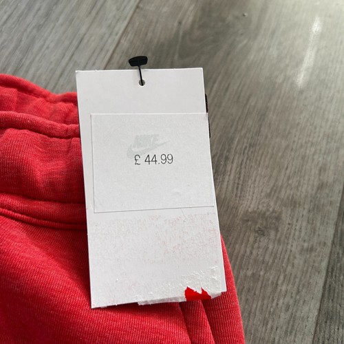Mens Nike Tech Fleece Joggers Slim Fit - Red- New With Tags RRP £90 (xs xsmall) - Picture 13 of 19
