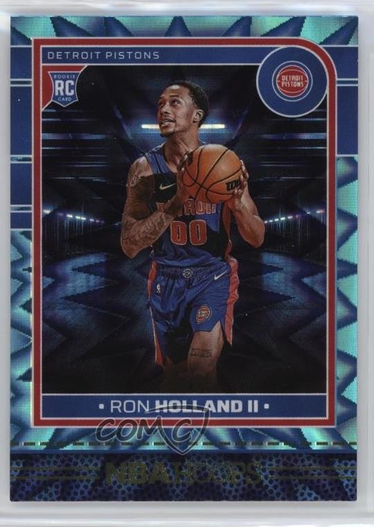 2024-25 Panini NBA Hoops Rookies Teal Explosion Ron Holland II #235 Rookie RC