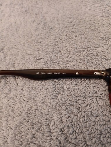 Ray Ban RB5279 5541 Brown Red Square Eyeglasses 53-18 145 Frames Only - Picture 6 of 9