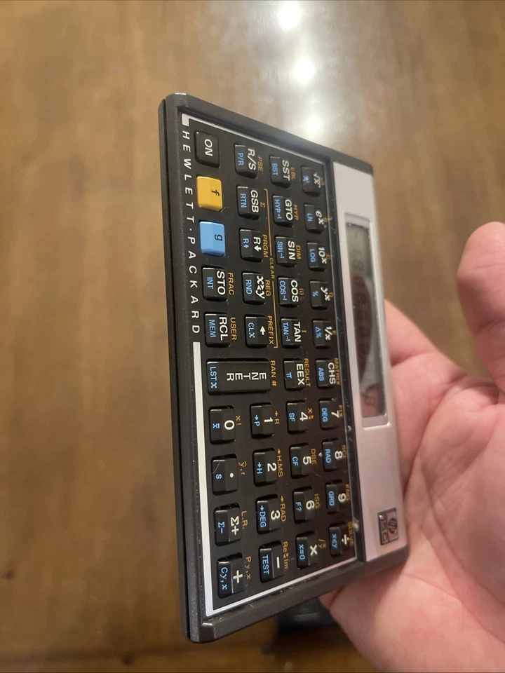 Vintage HP-15C Scientific Programmable Calculator With Sleeve Works Tested - Image 4 of 4