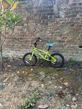 Apollo Ace Kids Bike 16 Lime Green Cyan Unisex No Gear Brakes