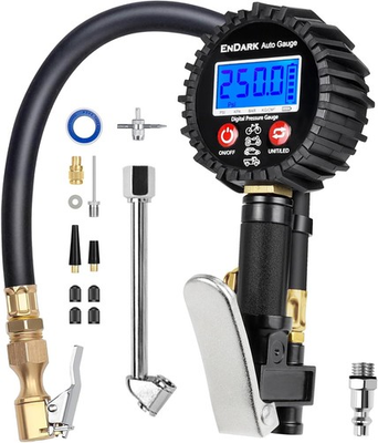 #ad Digital Tire Pressure Gauge amp; Inflator – 250 PSI Compressor Gun with 360° Air Ch $38.94