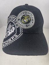 USMC UNITED STATES MARINE CORP ADJUSTABLE BASEBALL CAP. NWT.EMBROIDERED.