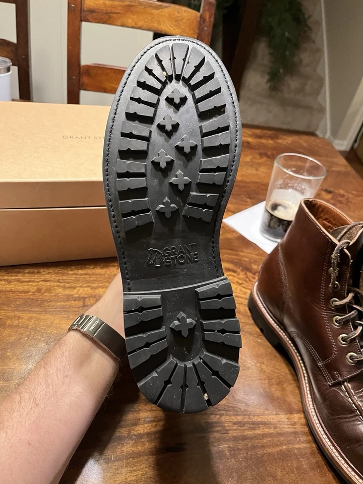 Botas de latón Grant Stone Chromexcel -11E ¡EXCELENTE! Foto 3 de 4