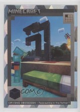 2024 Panini Minecraft Crafting Chronicles Cubic Crying Obsidian #163 0t6o