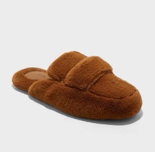 Auden - Women's Astoria Faux Loafer Slippers - Brown - Size 7
