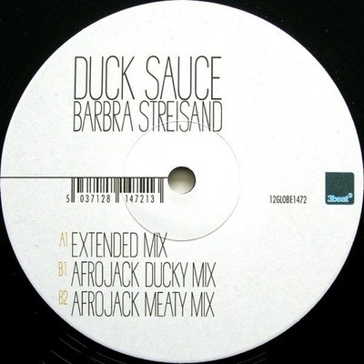 Duck Sauce - Barbra Streisand 12  Vinyl Sealed UK 2010 House Afrojack Remixes