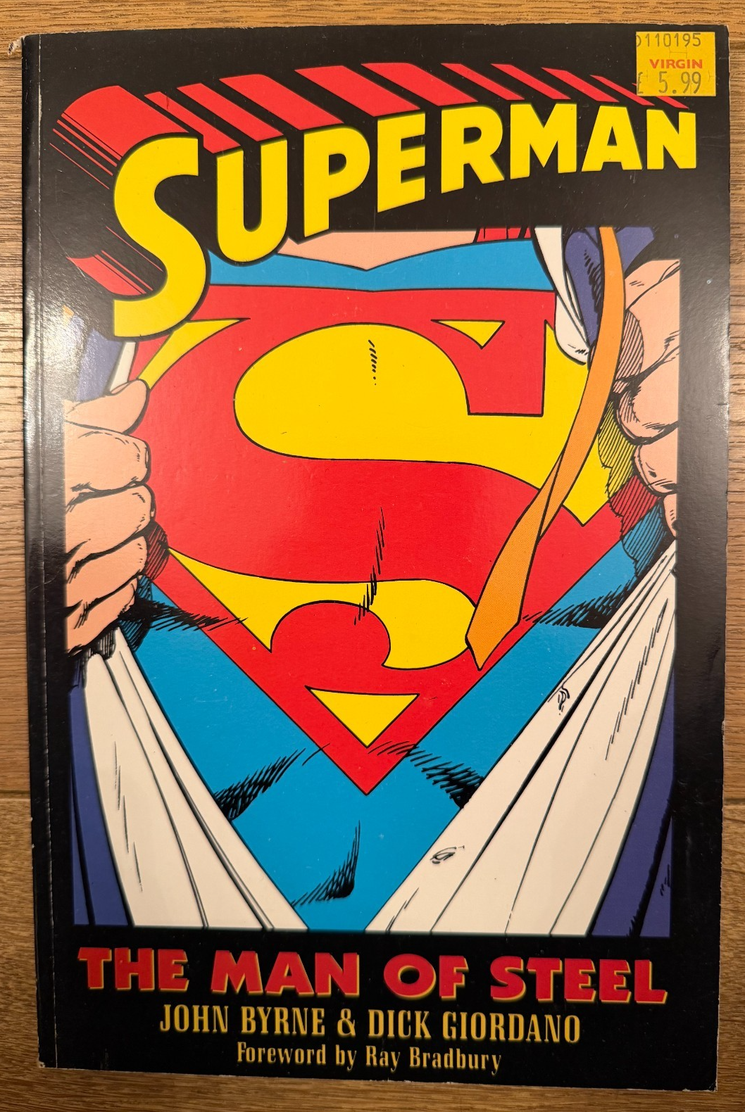 Superman Man of Steel Titan 1st Edition 1994 Paperback Graphic Novel DC Comics